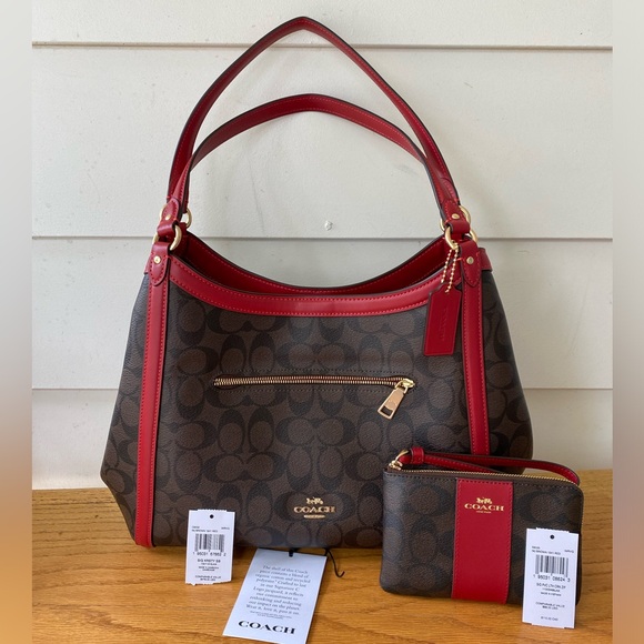 Coach Kristy Satchel and Wristlet Wallet bundle - Picture 1 of 16